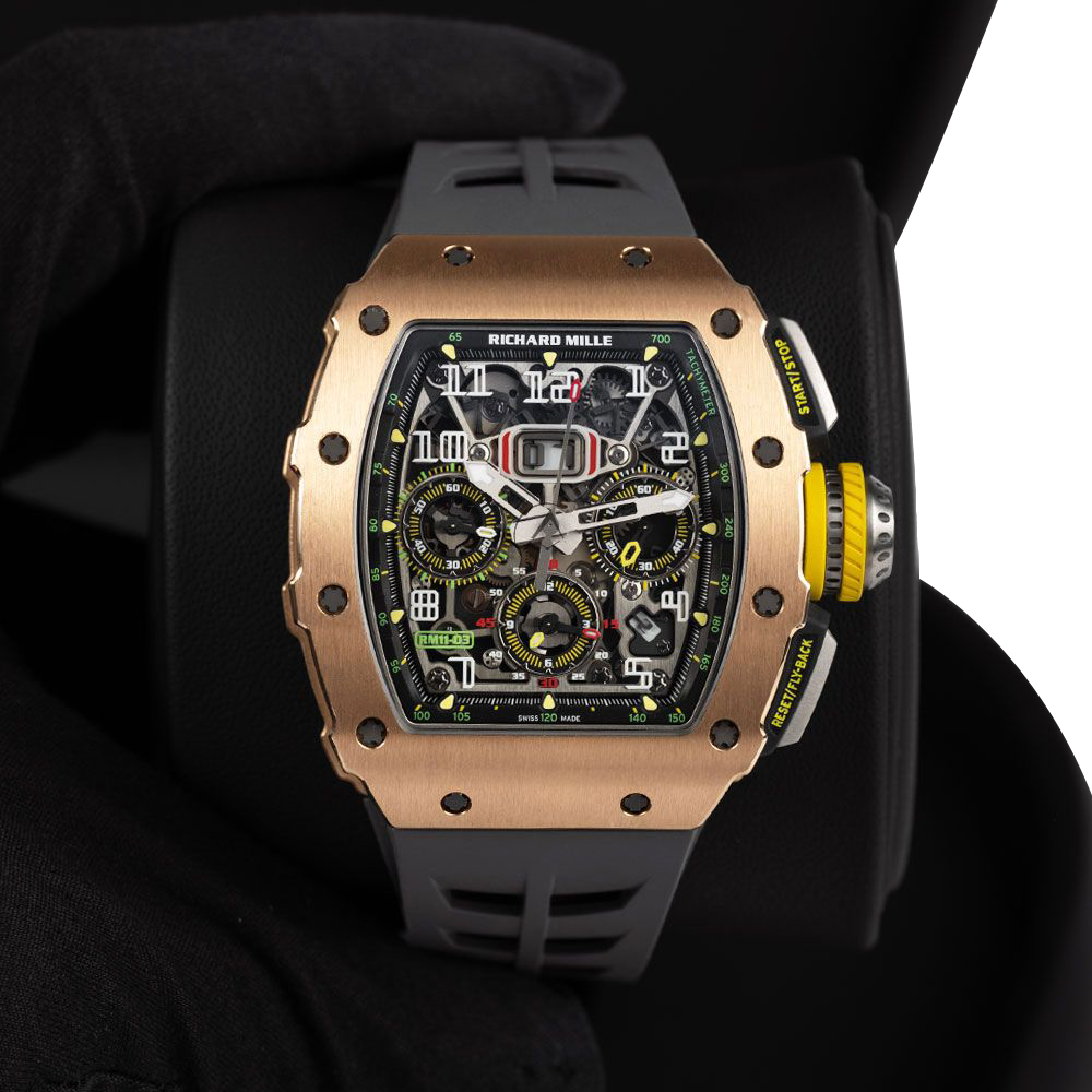 Richard Mille RM 11-03 Rose Gold & Titanium, Skeleton Dial, 50 mm - Image 3