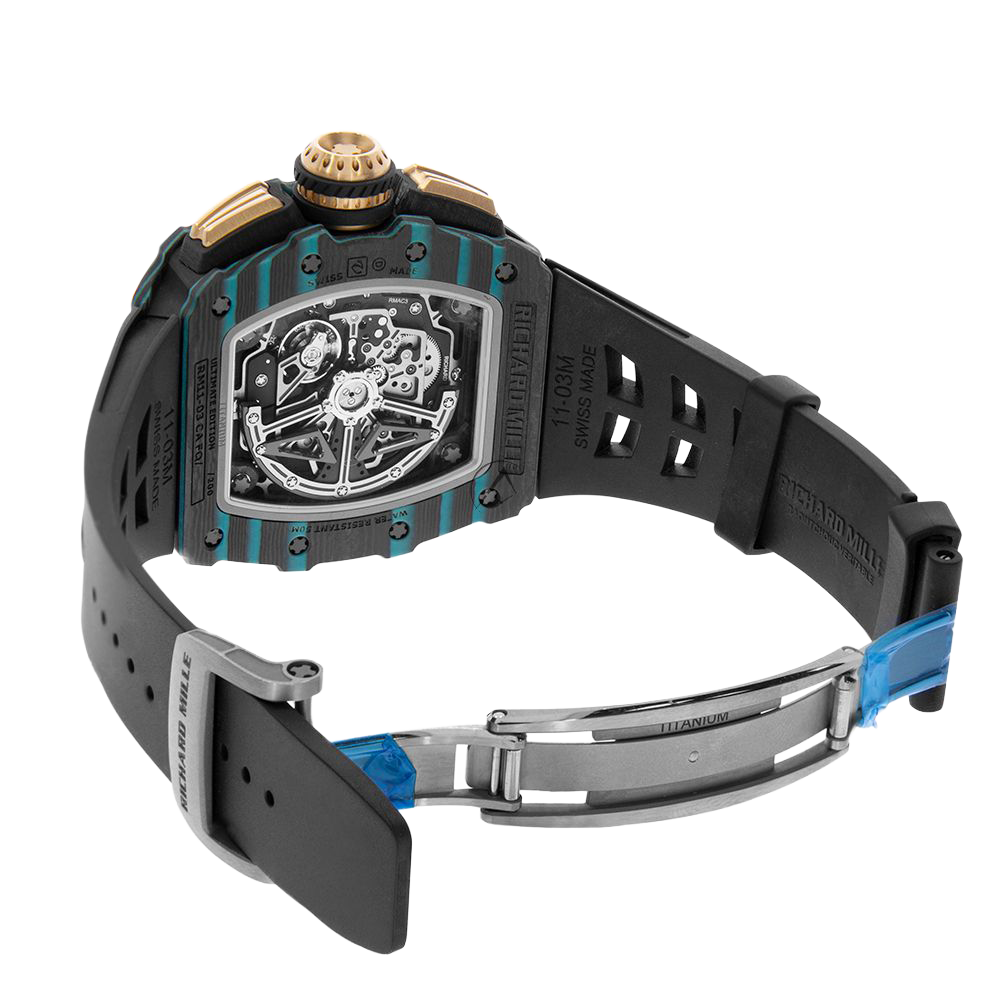Richard Mille RM 11-03 Turquoise Quartz TPT, Ultimate Edition, Skeleton Dial, 50 mm - Image 4
