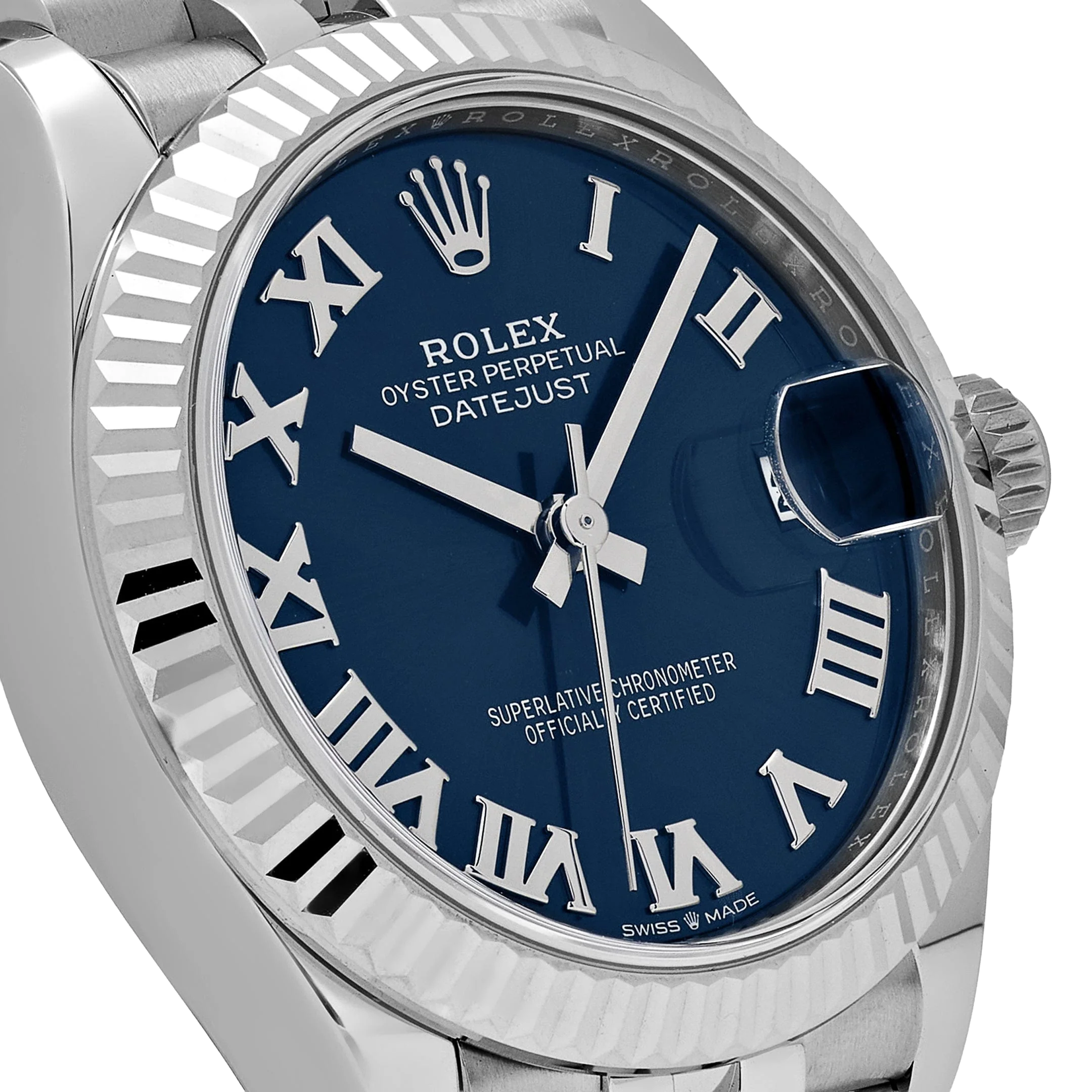 Rolex Lady-Datejust 278274 31mm Stainless Steel Blue Roman Numerals Dial (2025) - Image 4
