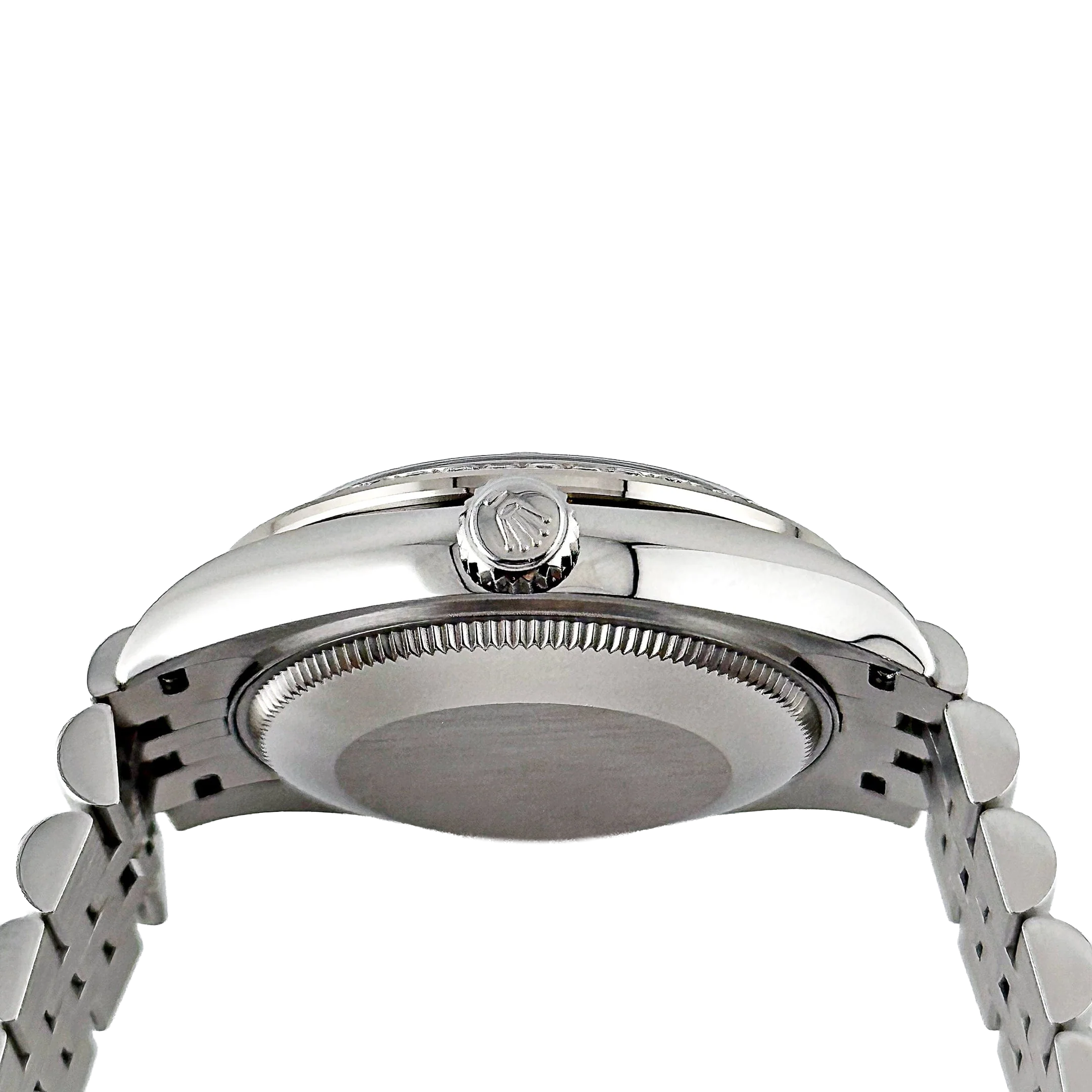 Rolex Lady-Datejust 31mm 278384RBR Stainless Steel Diamond Bezel Violet Roman Dial Jubilee - Image 7