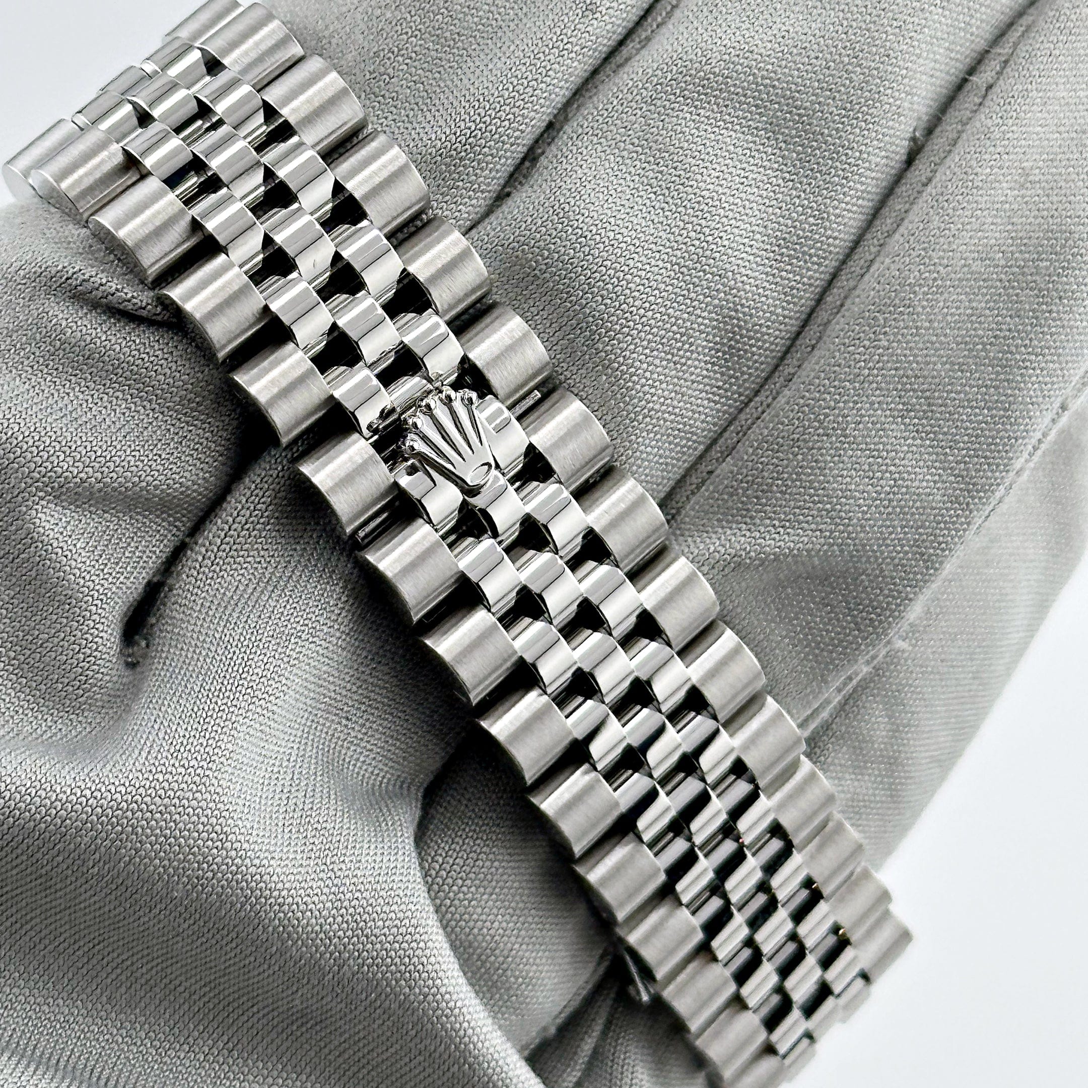 Rolex Lady-Datejust 31mm 278384RBR Stainless Steel Diamond Bezel Violet Roman Dial Jubilee - Image 8