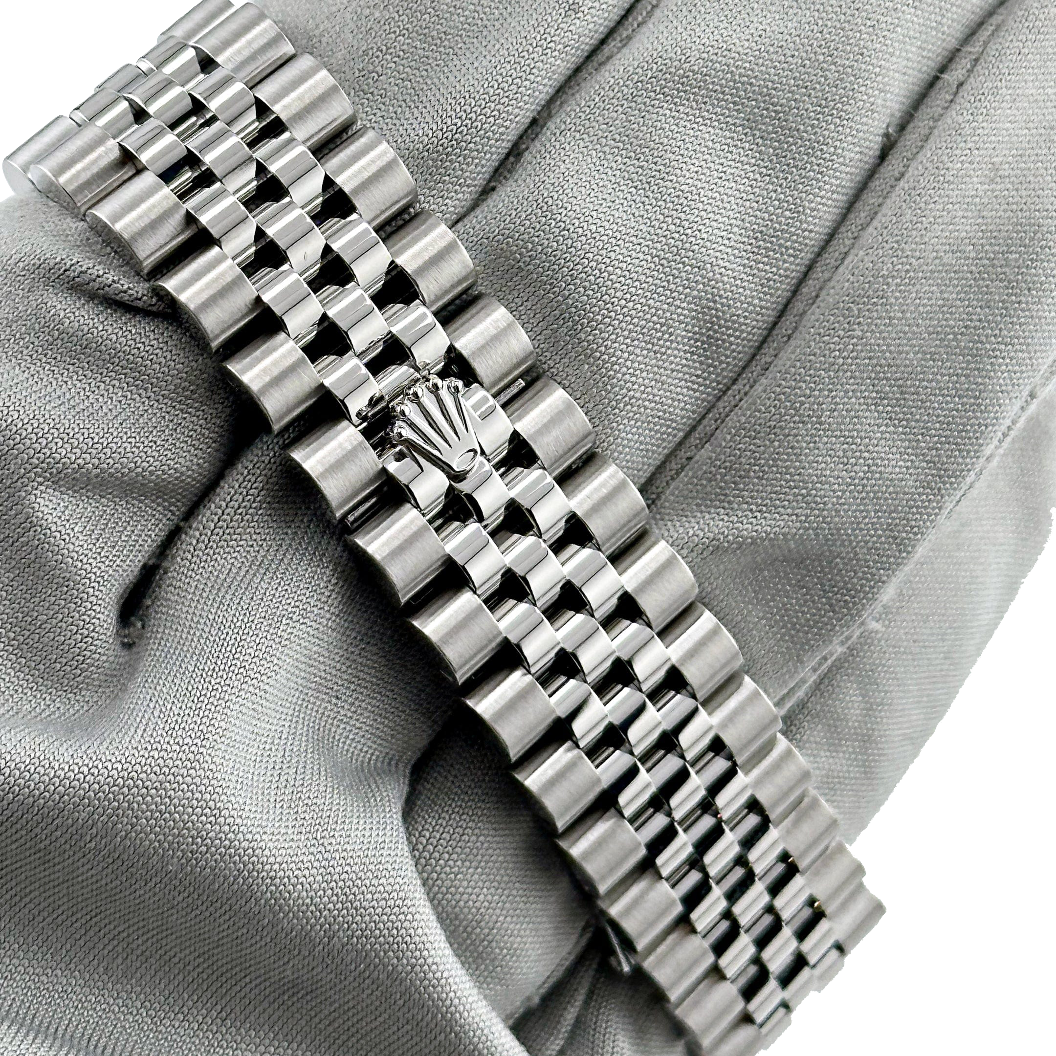 Rolex Lady-Datejust 31mm 278384RBR Stainless Steel Diamond Bezel Violet Roman Dial Jubilee - Image 9