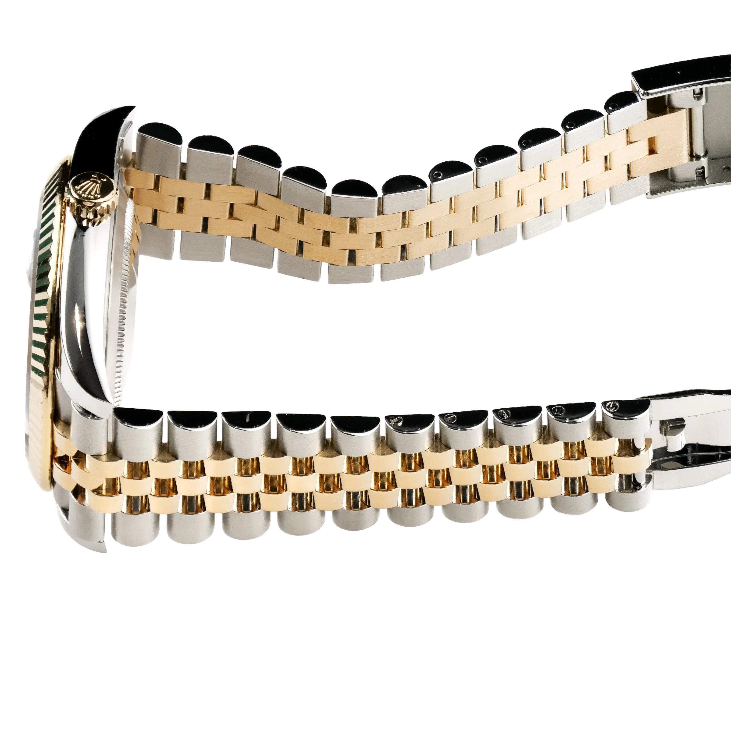 Rolex Datejust 41mm Stainless Steel Yellow Gold Black Diamond Dial Jubilee 126333-006 - Image 8