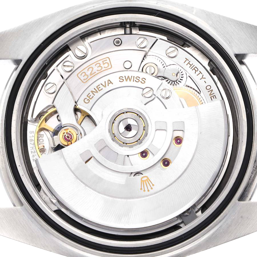 Rolex Datejust 41mm Black Dial Smooth Bezel Steel Mens Watch 126300 - Image 8