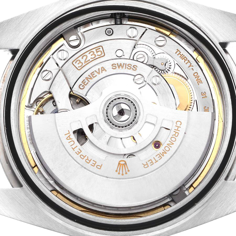Rolex Datejust 41mm Steel White Gold Fluted Motif Dial Mens Watch 126334 - Image 8