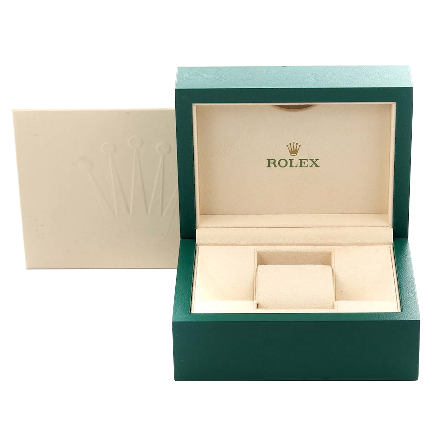 Rolex Datejust 36mm Steel White Gold Black Diamond Dial Mens Watch 126234 - Image 10