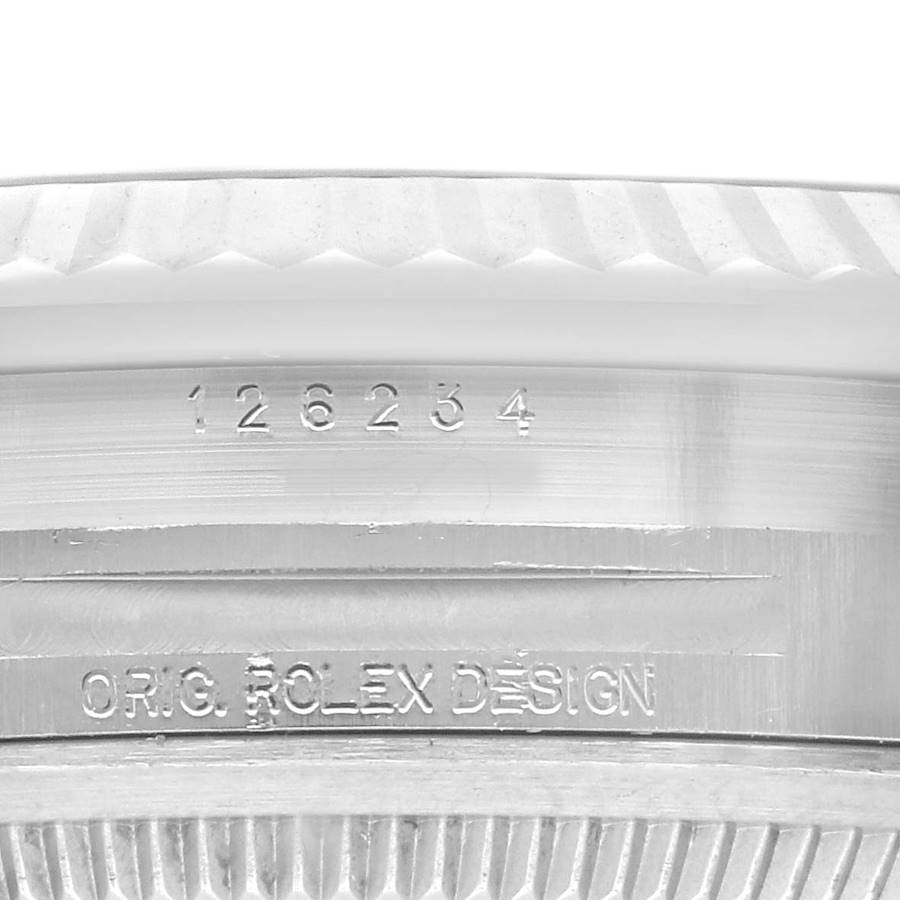 Rolex Datejust 36mm Stainless Steel Mint Green Dial Jubilee 126234 - Image 9