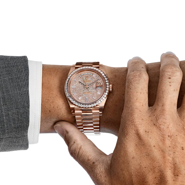 Rolex Day-Date 40 228345RBR Rose Gold Diamond Dial Diamond Bezel New 228345rbr-0002 - Image 2