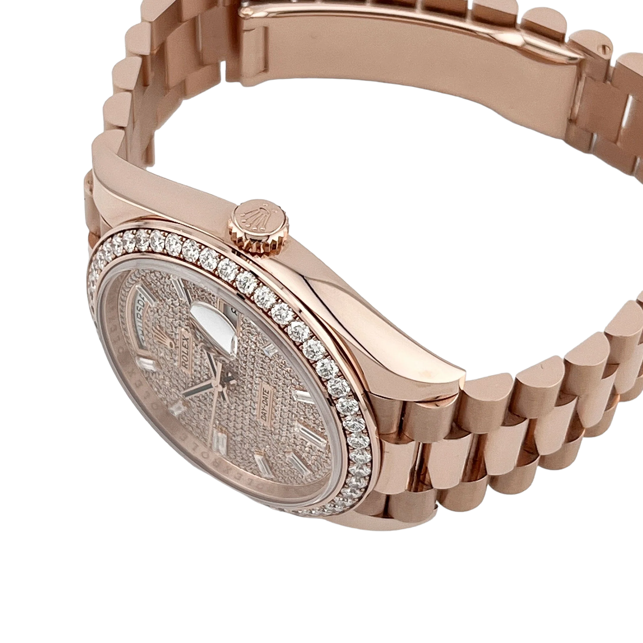 Rolex Day-Date 40 228345RBR Rose Gold Diamond Dial Diamond Bezel New 228345rbr-0002 - Image 5