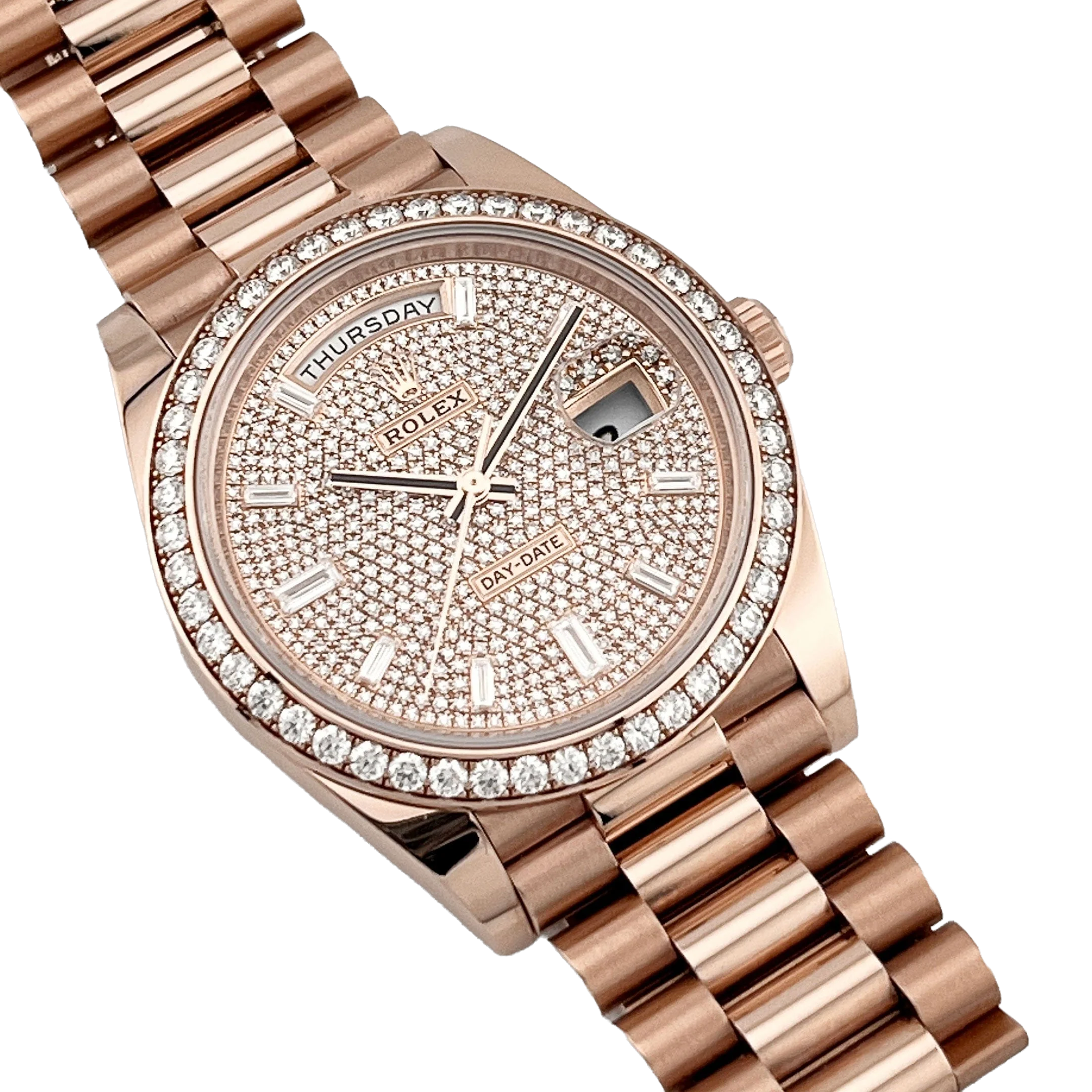 Rolex Day-Date 40 228345RBR Rose Gold Diamond Dial Diamond Bezel New 228345rbr-0002 - Image 3