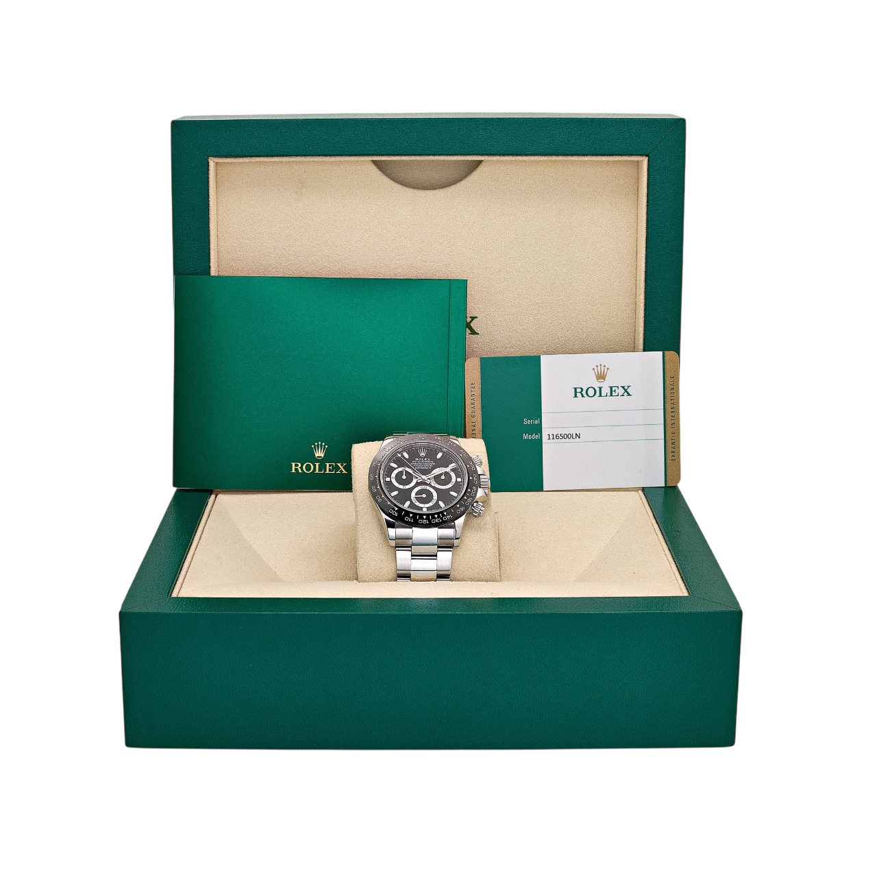 Rolex Daytona Panda 40mm Chronograph Black Dial Mens Watch M126500LN-0002 - Image 9