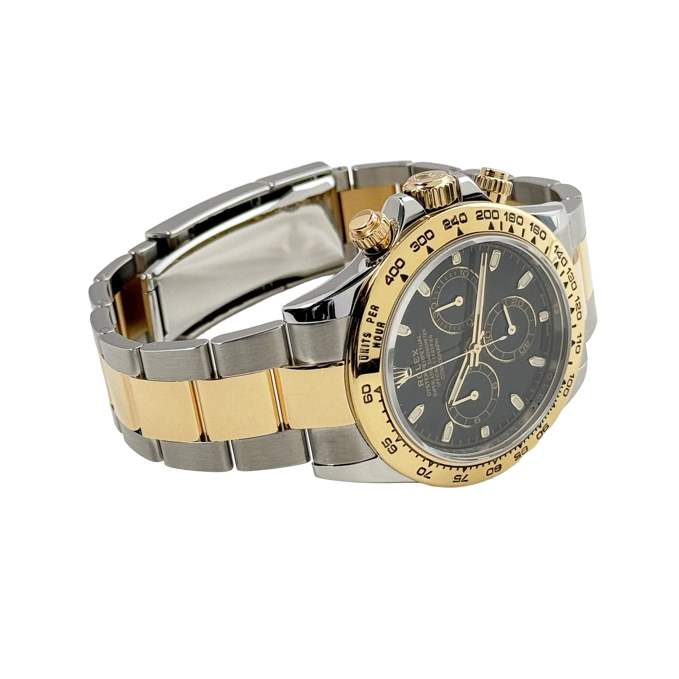 Rolex Daytona 40mm Yellow Gold Stainless Steel Black Dial 116503 - Image 4