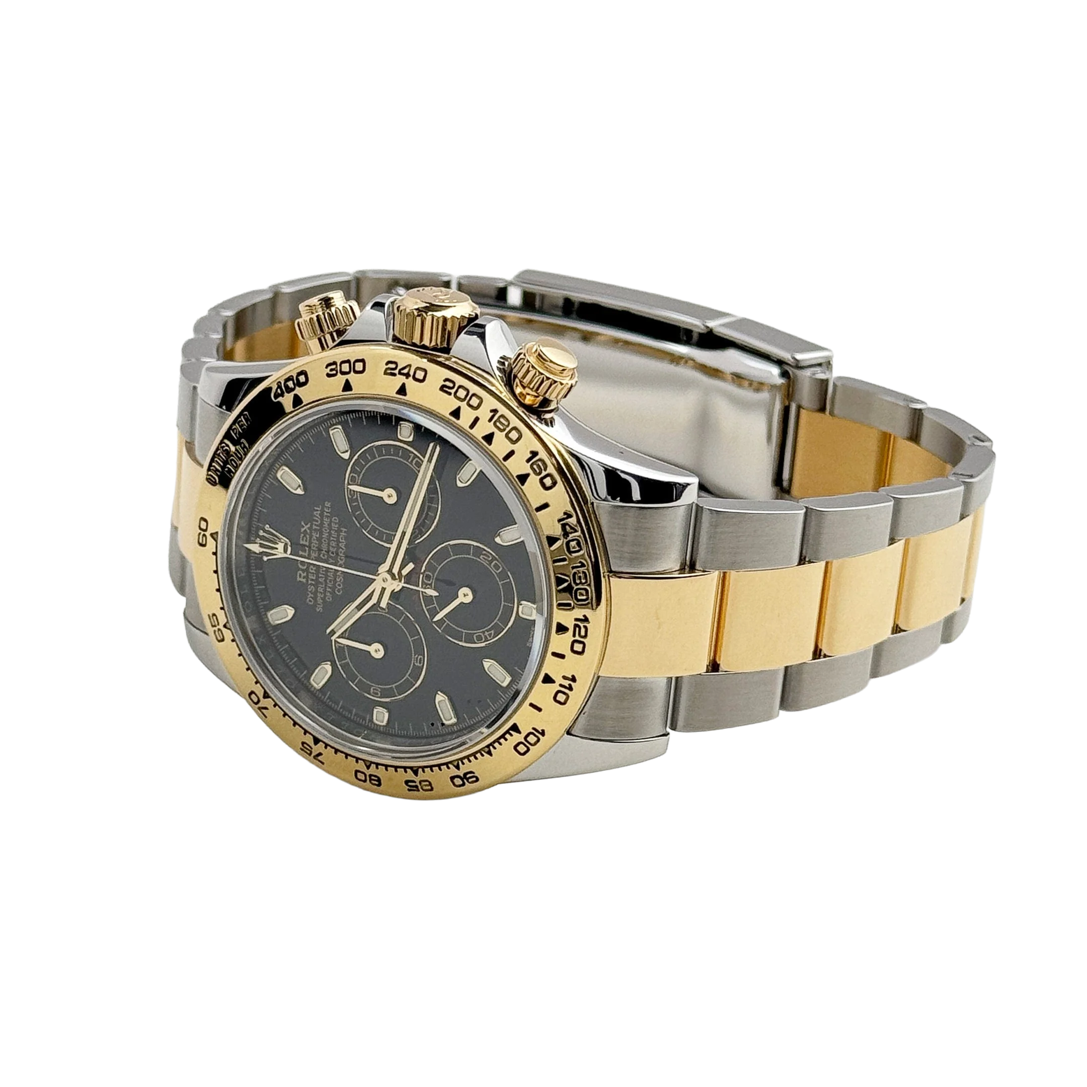 Rolex Daytona 40mm Yellow Gold Stainless Steel Black Dial 116503 - Image 2