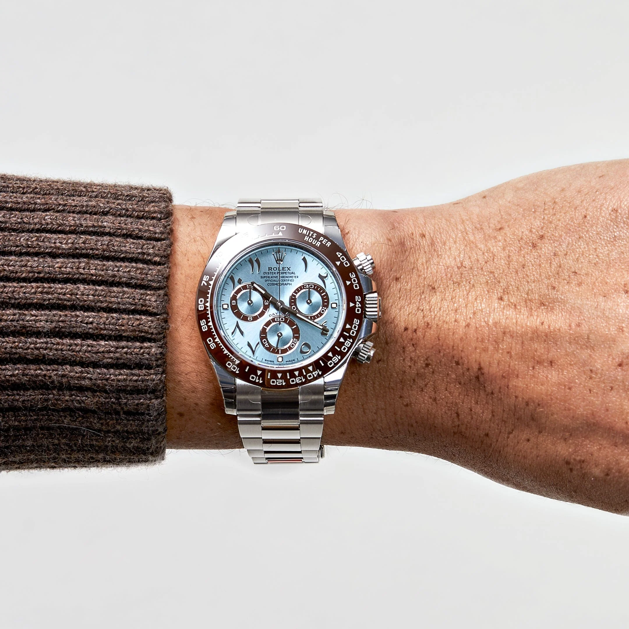 Rolex Daytona 116506 Platinum Ice Blue Arabic Dial 40mm - Image 2