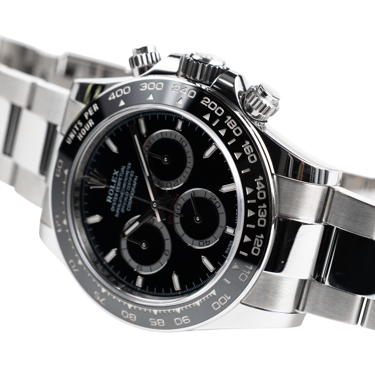 Rolex Daytona Panda 40mm Chronograph Black Dial Mens Watch M126500LN-0002 - Image 6