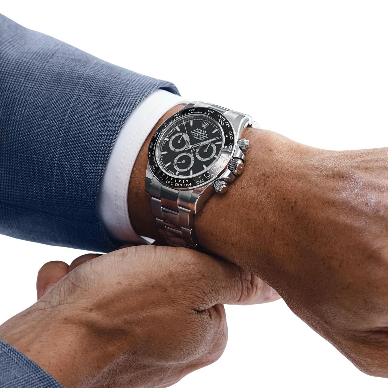 Rolex Daytona Panda 40mm Chronograph Black Dial Mens Watch M126500LN-0002 - Image 2