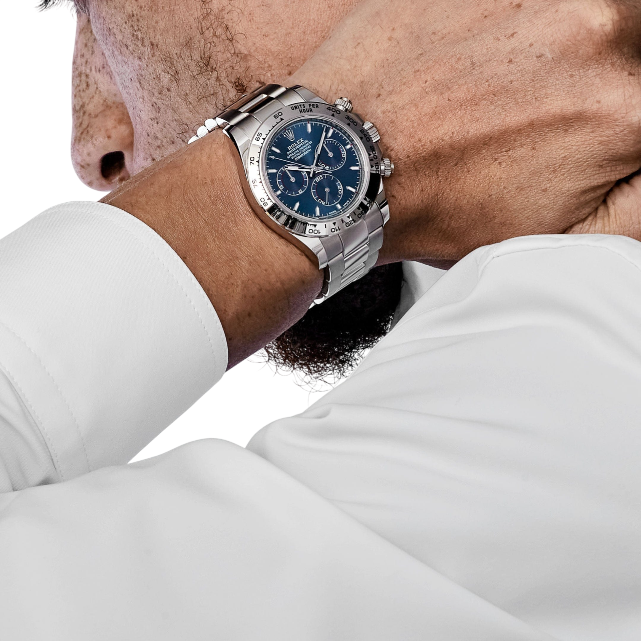 Rolex Daytona Blue Dial 40mmWhite Gold Chronograph Mens Watch 126509 - Image 3