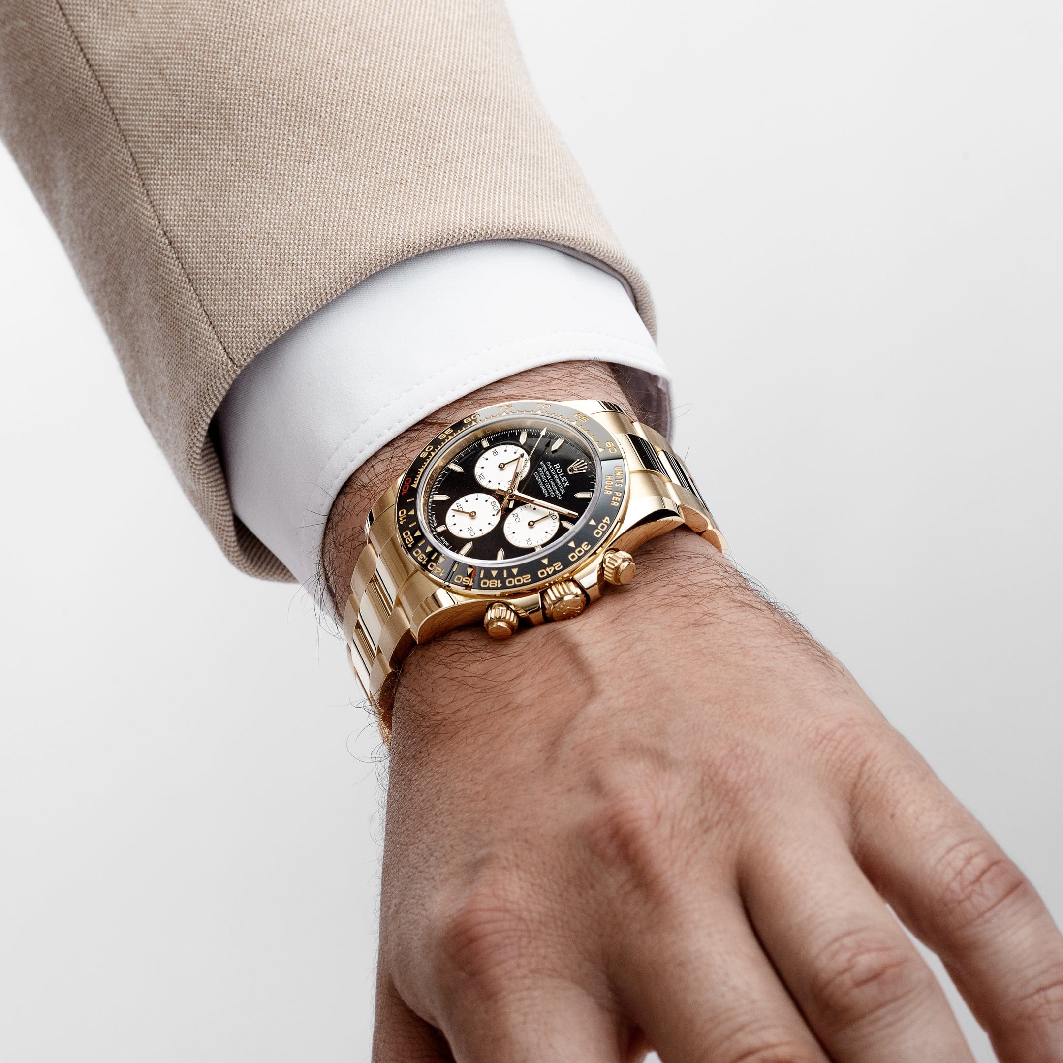 Rolex Daytona 40mm 126528LN 'Le Mans' Yellow Gold Black Dial - Image 2