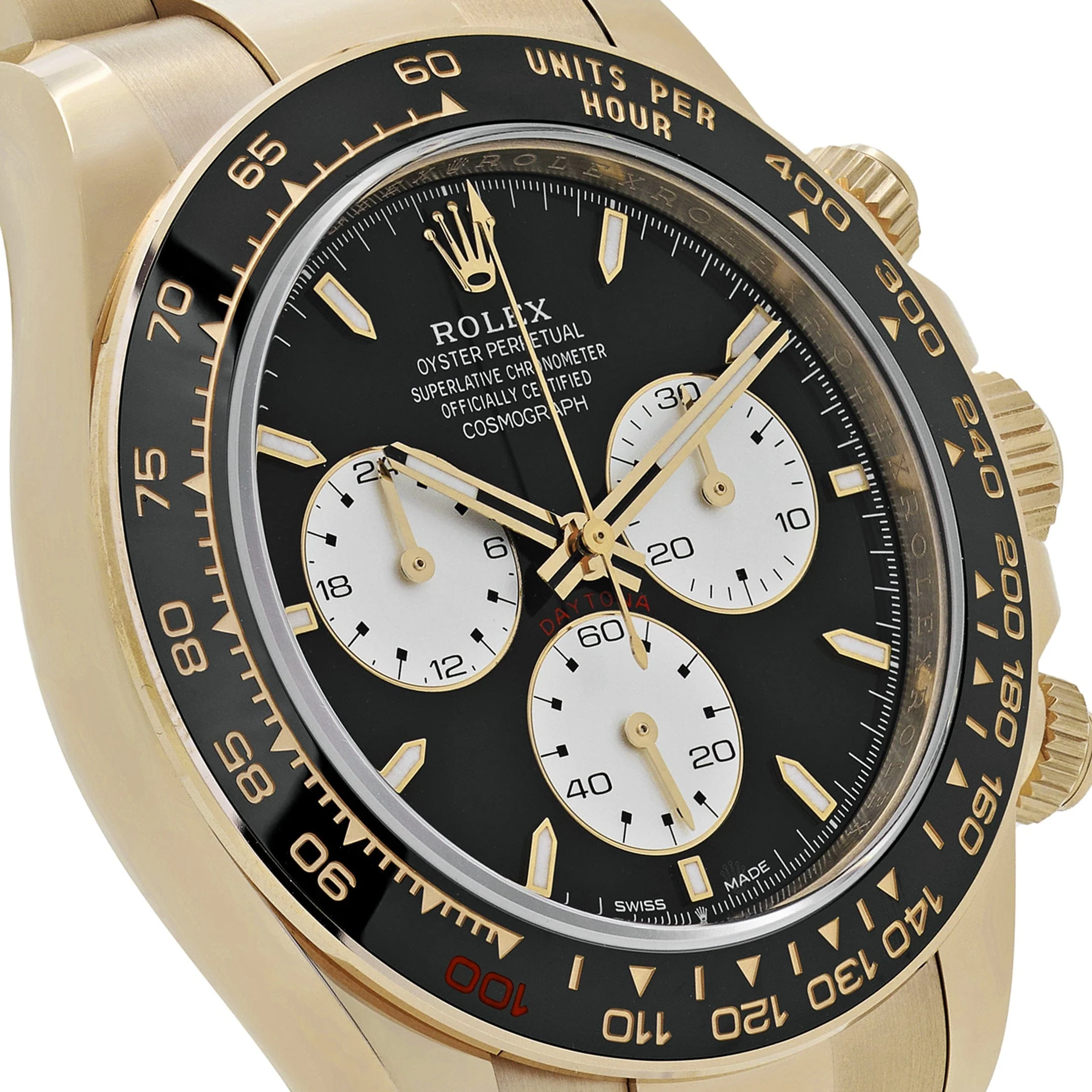 Rolex Daytona 40mm 126528LN 'Le Mans' Yellow Gold Black Dial - Image 5