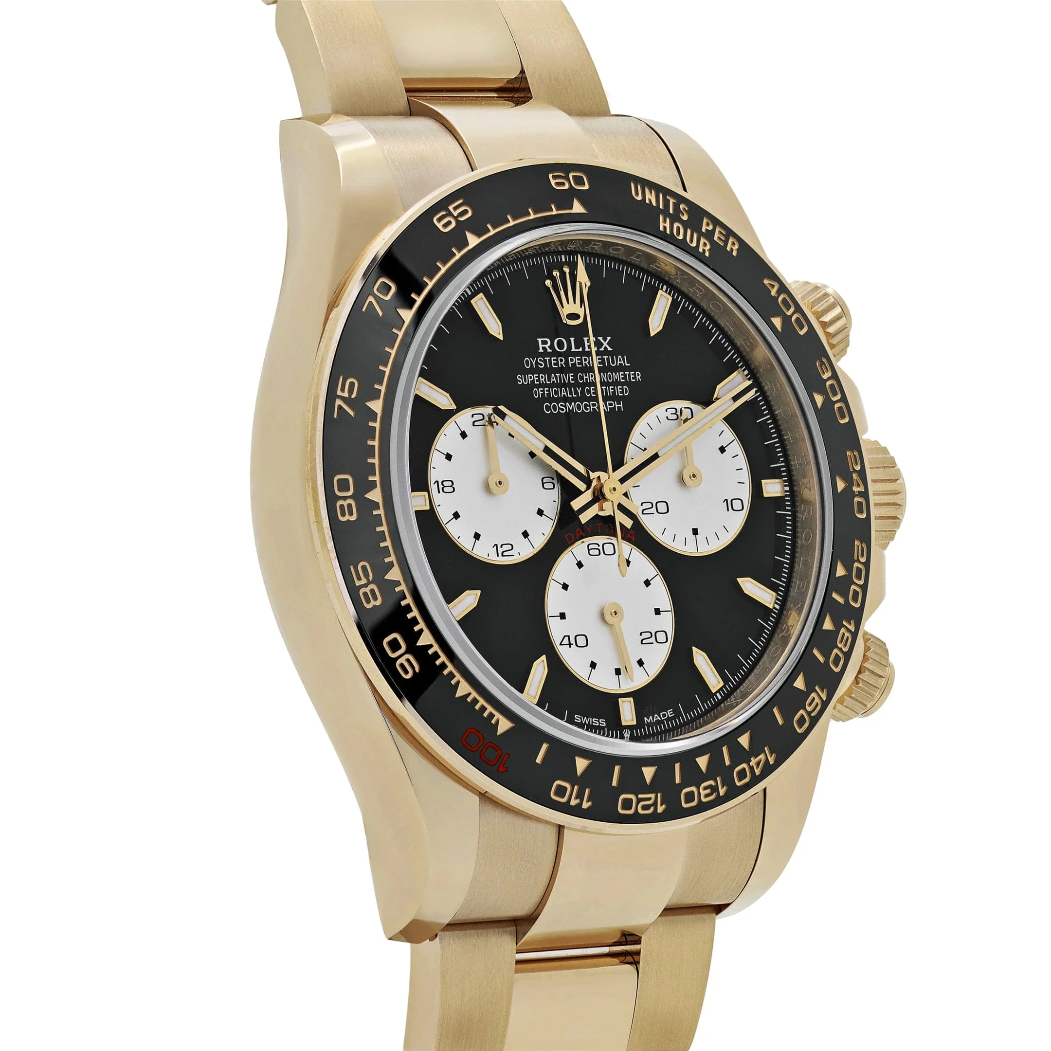 Rolex Daytona 40mm 126528LN 'Le Mans' Yellow Gold Black Dial - Image 4