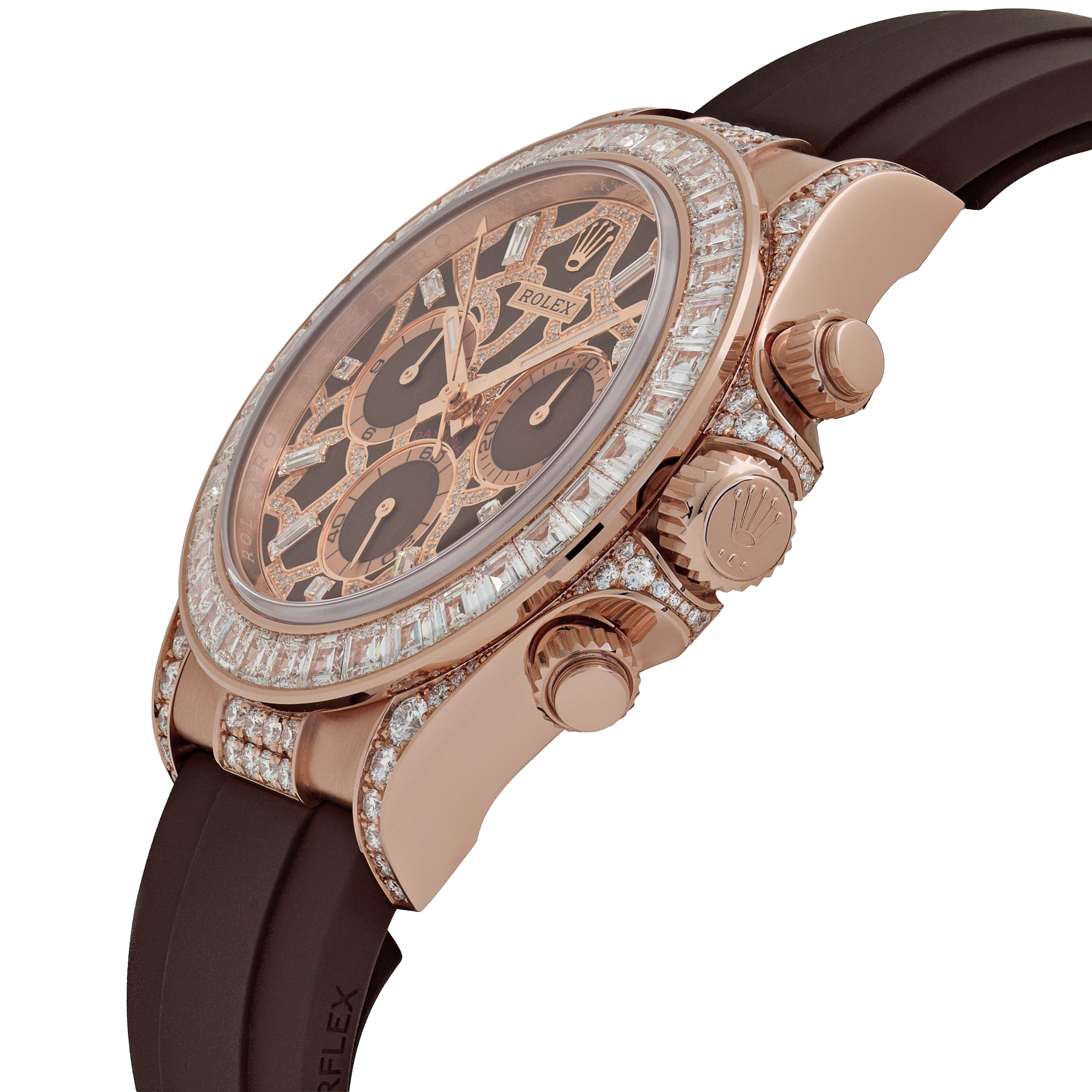 Rolex Cosmograph Daytona 40 mm Giraffe Rose Gold Diamond Dial 126555TBR - Image 2