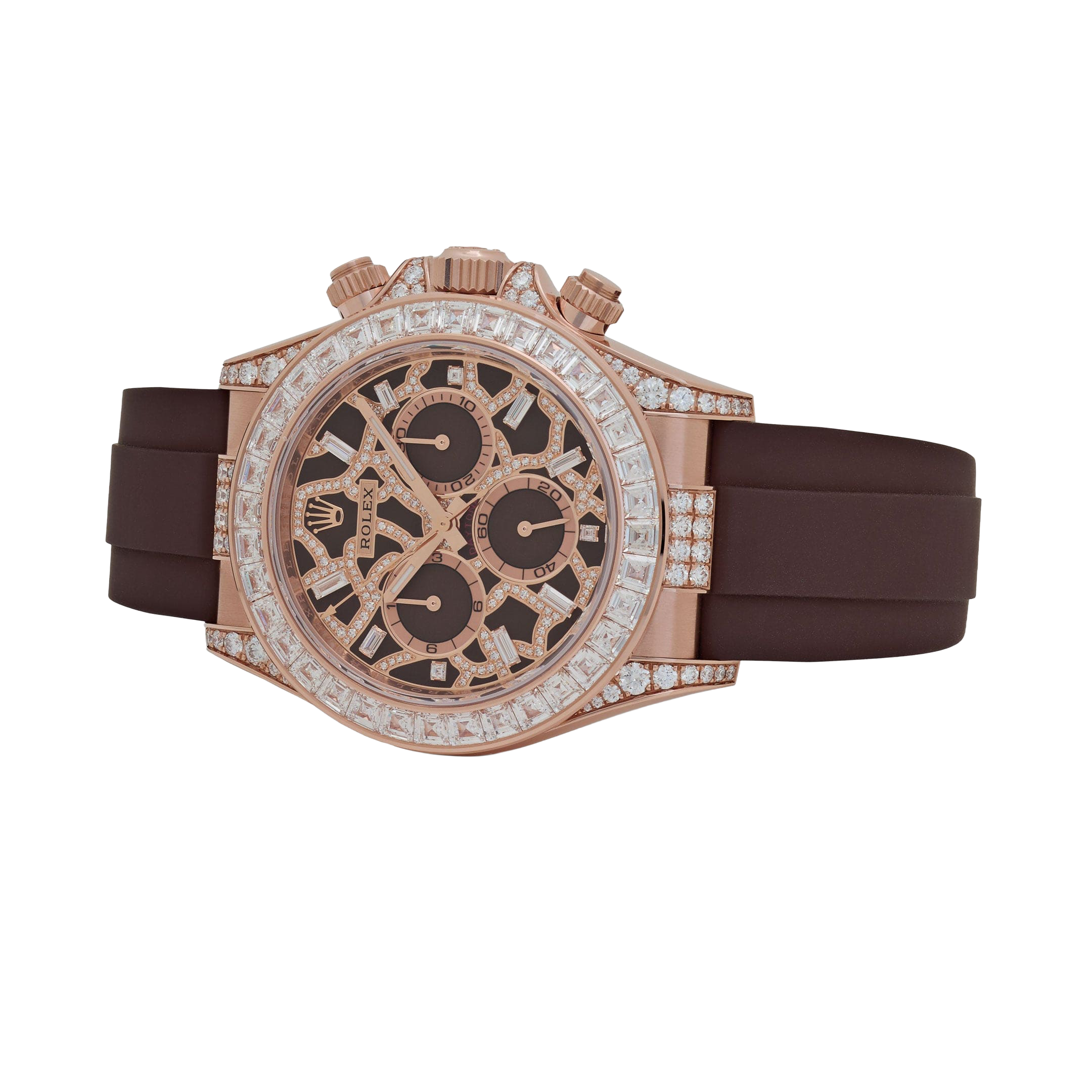 Rolex Cosmograph Daytona 40 mm Giraffe Rose Gold Diamond Dial 126555TBR - Image 4