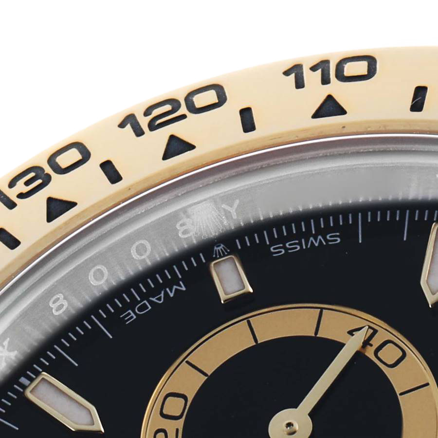 Rolex Daytona 40mm Steel Yellow Gold Black Dial Mens Watch 126503 - Image 8