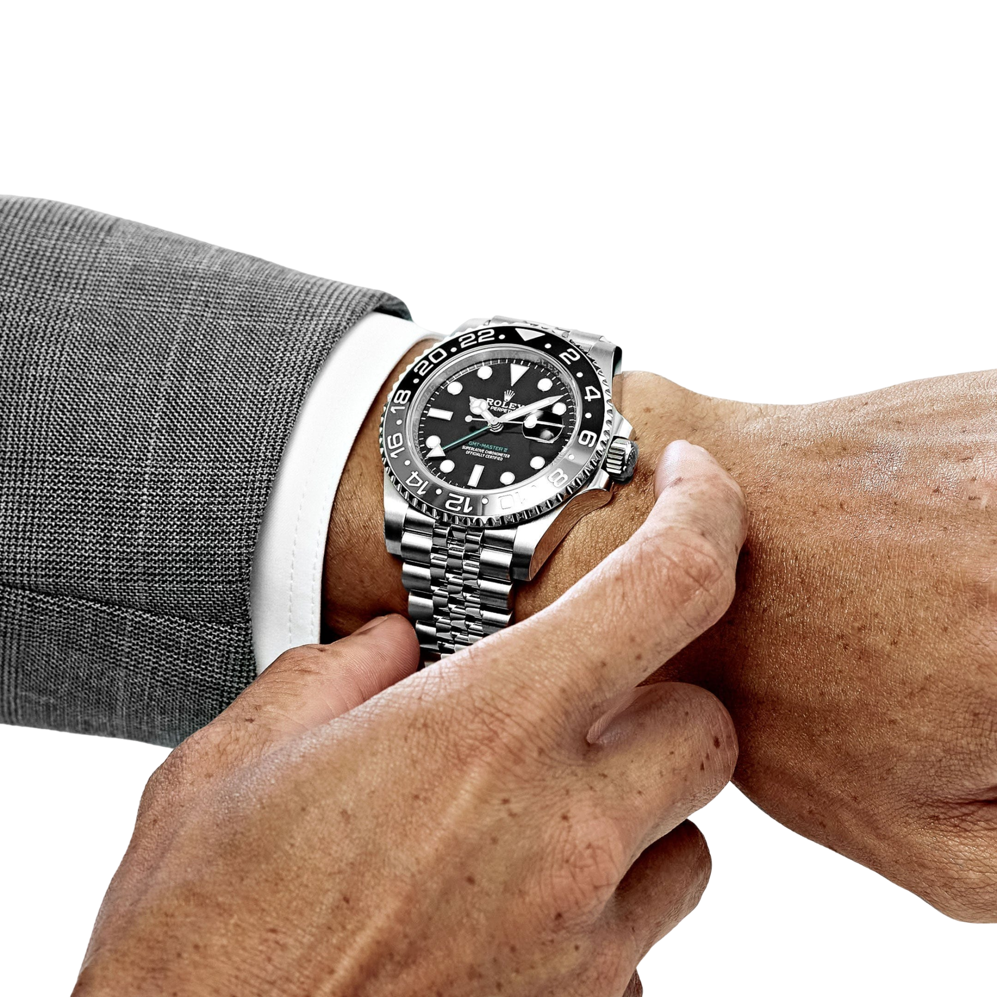 Rolex GMT-Master II Bruce Wayne Stainless Steel Black Dial Jubilee M126710GRNR-0003 New - Image 2