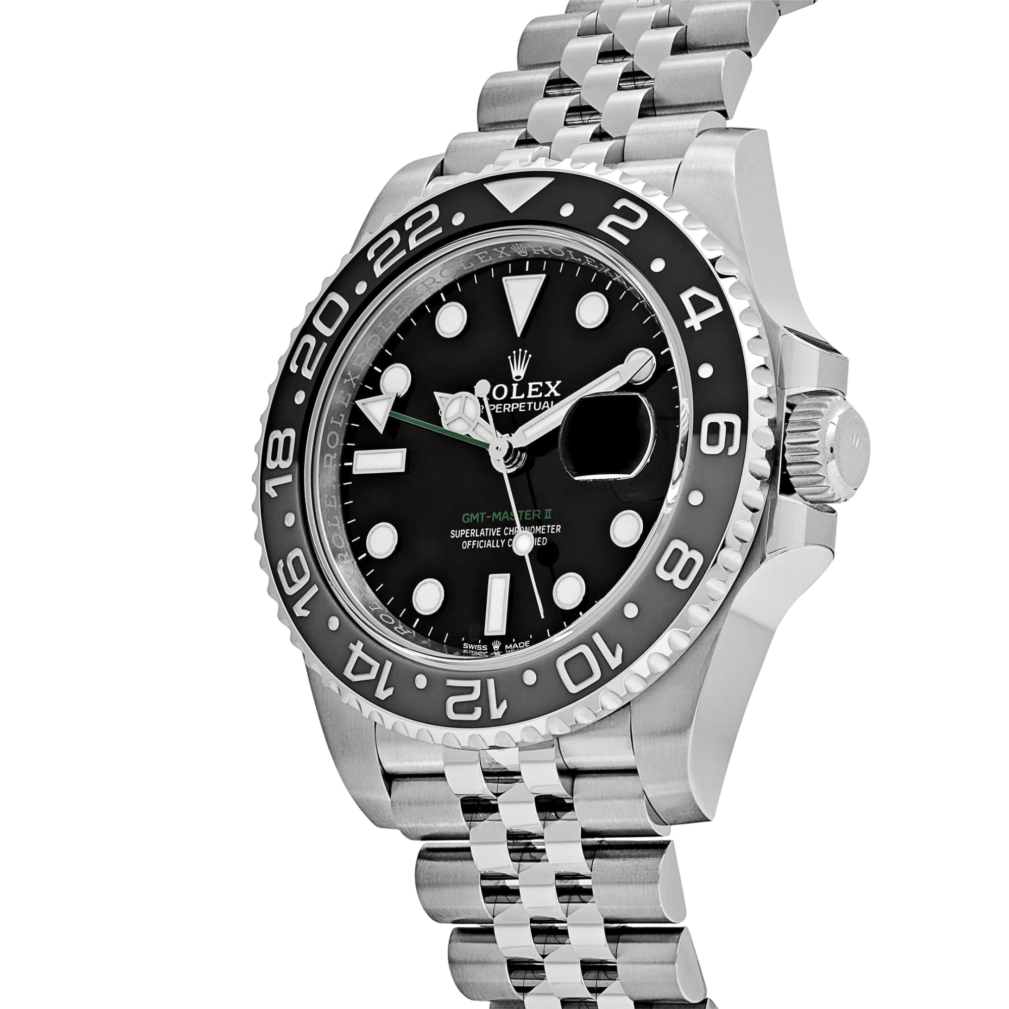 Rolex GMT-Master II Bruce Wayne Stainless Steel Black Dial Jubilee M126710GRNR-0003 New - Image 4