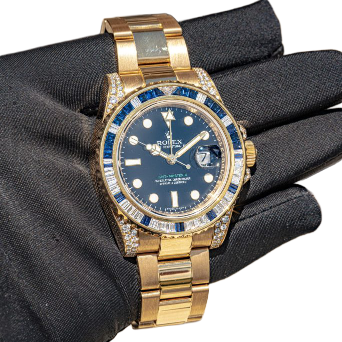 Rolex GMT-Master II 116758SA Yellow Gold Oyster Bracelet 40mm - Image 2