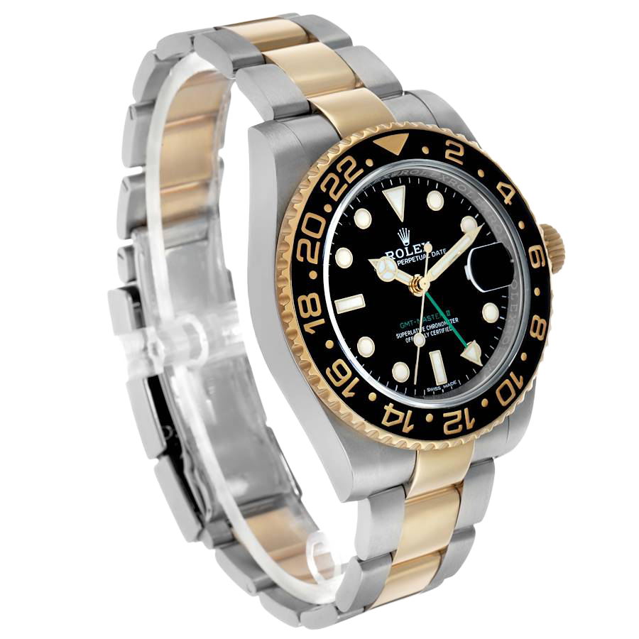 Rolex GMT Master II 40mm Steel Yellow Gold Mens Watch 116713 - Image 4