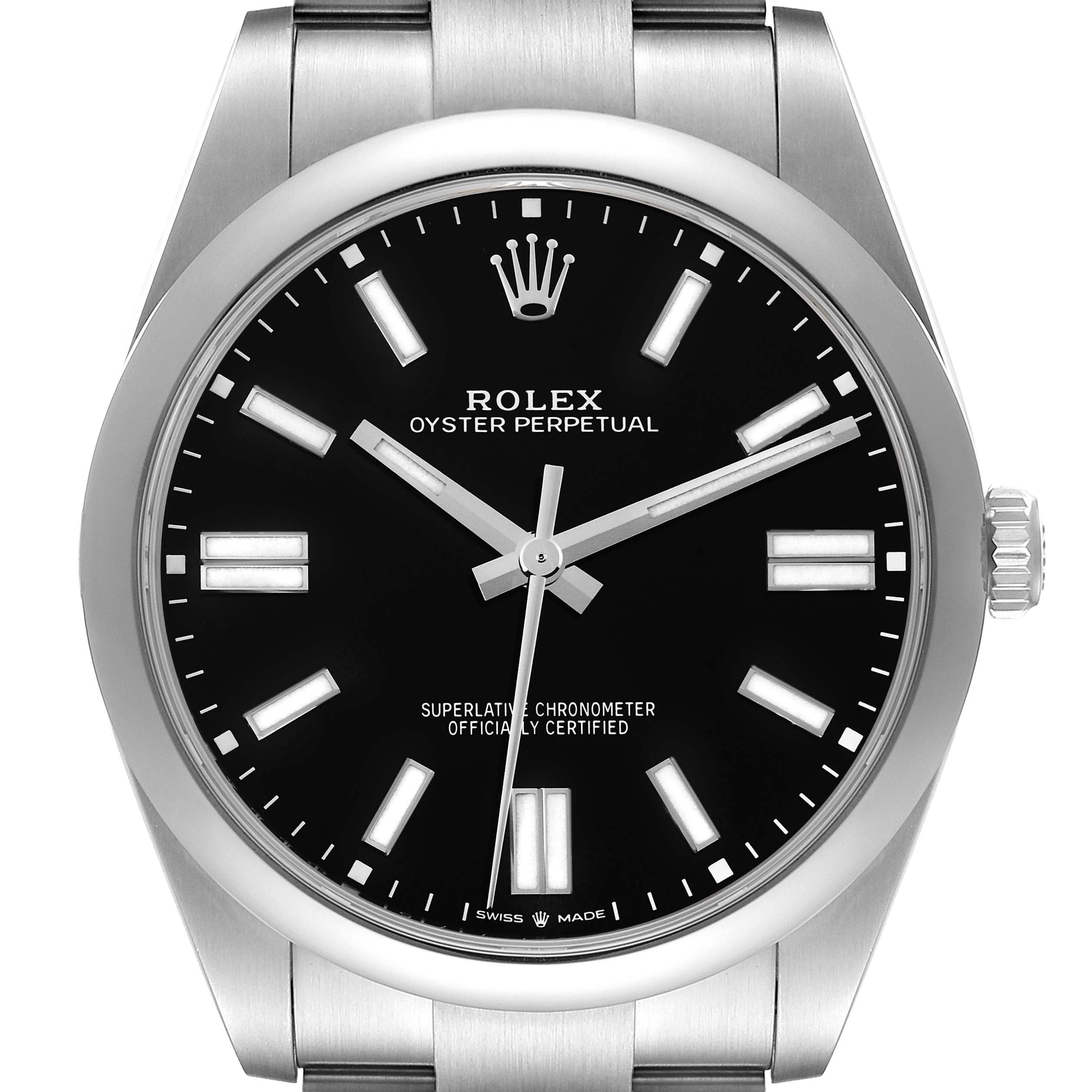 Rolex Oyster Perpetual 41mm Black Dial Steel Mens Watch 124300 - Image 3