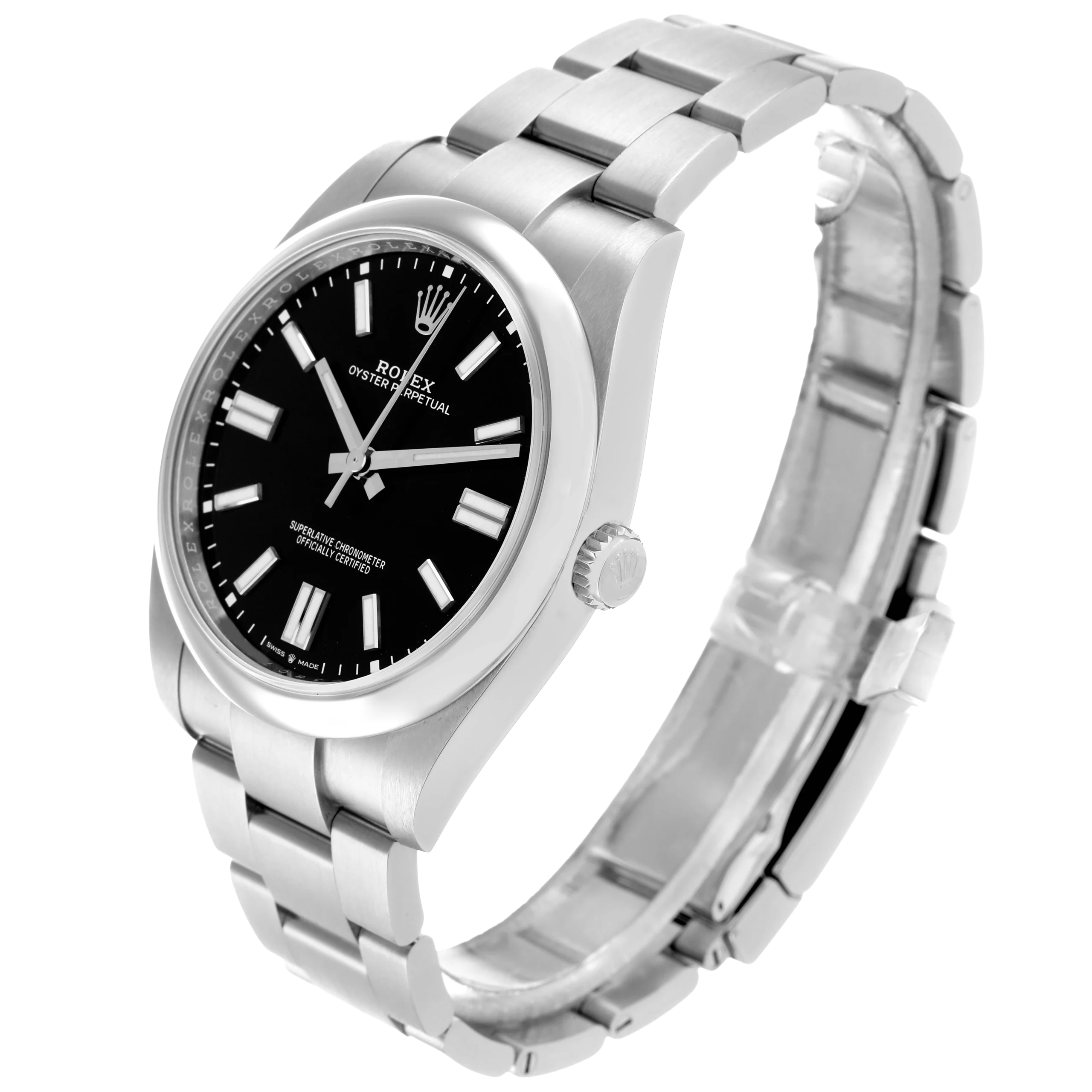 Rolex Oyster Perpetual 41mm Black Dial Steel Mens Watch 124300 - Image 2