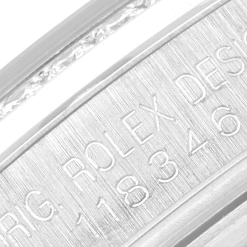 Rolex President Day-Date 36mm Platinum Diamond Mens Watch 118346 - Image 9