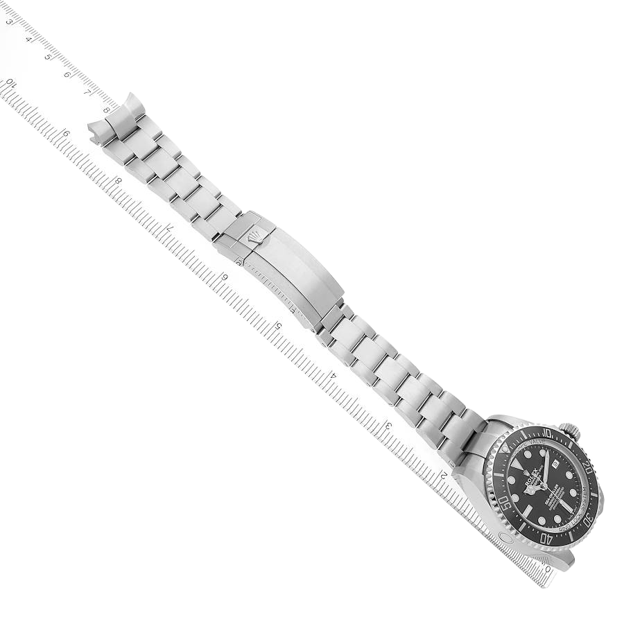 Rolex Seadweller Deepsea 44mm Black Dial Steel Mens Watch 136660 (Updated Dial) - Image 10