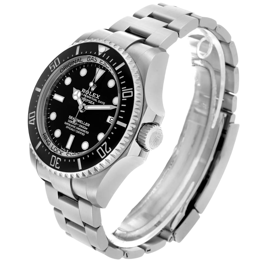 Rolex Seadweller Deepsea 44mm Black Dial Steel Mens Watch 136660 (Updated Dial) - Image 2