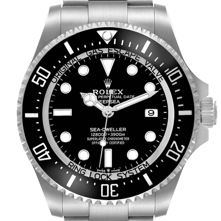 Rolex Seadweller Deepsea 44mm Black Dial Steel Mens Watch 136660 (Updated Dial) - Image 3