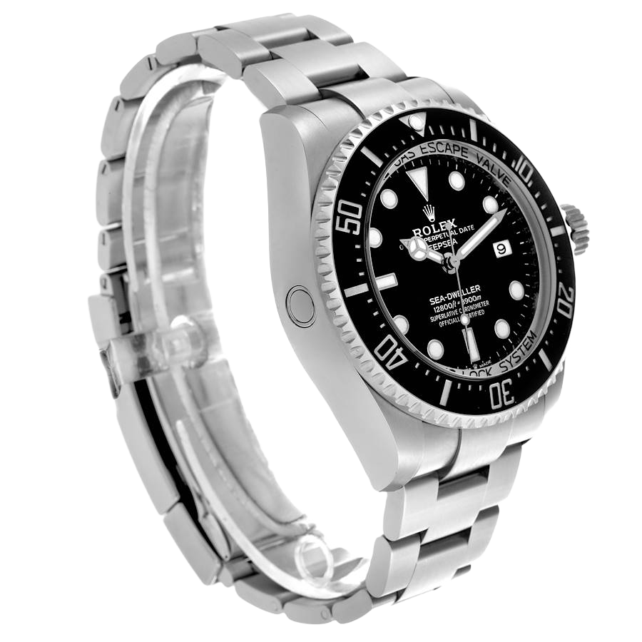 Rolex Seadweller Deepsea 44mm Black Dial Steel Mens Watch 136660 (Updated Dial) - Image 4