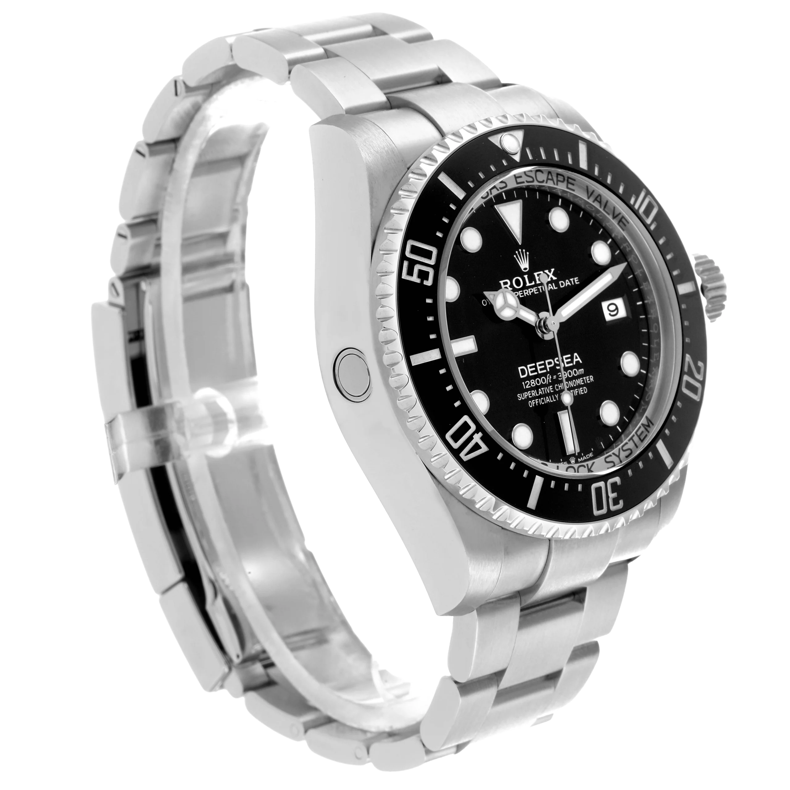 Rolex Seadweller Deepsea Black Dial Steel Mens Watch 136660 - Image 4