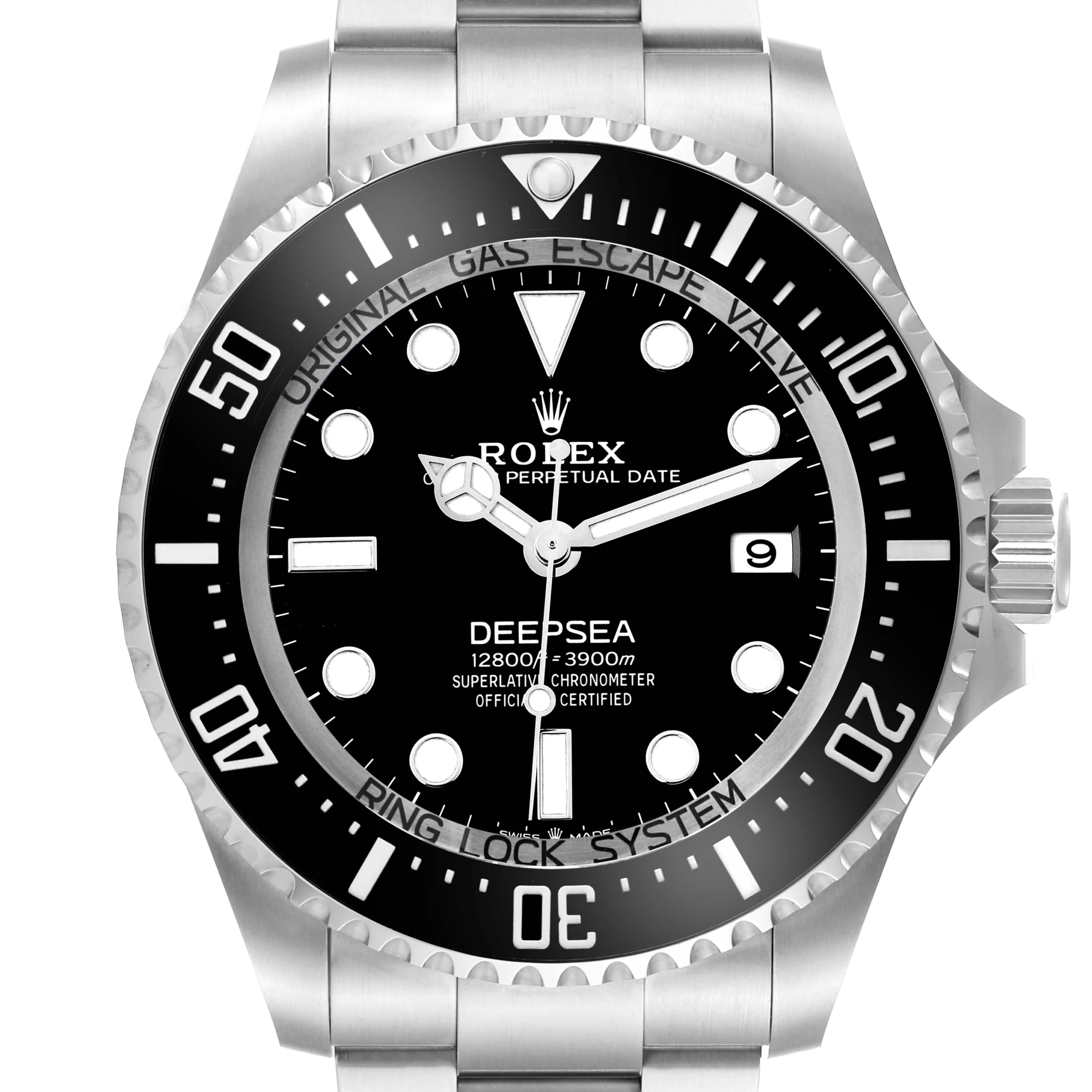 Rolex Seadweller Deepsea Black Dial Steel Mens Watch 136660 - Image 3