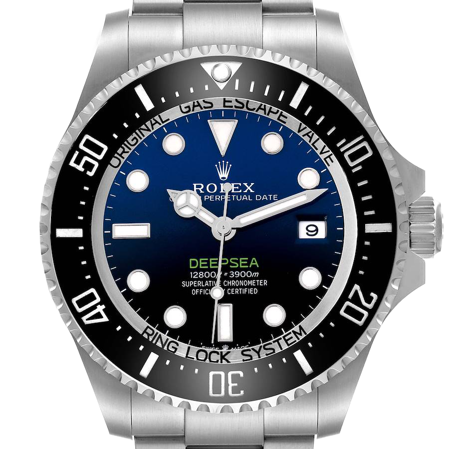 Rolex Seadweller Deepsea 44mm Cameron D-Blue Dial Steel Mens Watch 136660 - Image 3