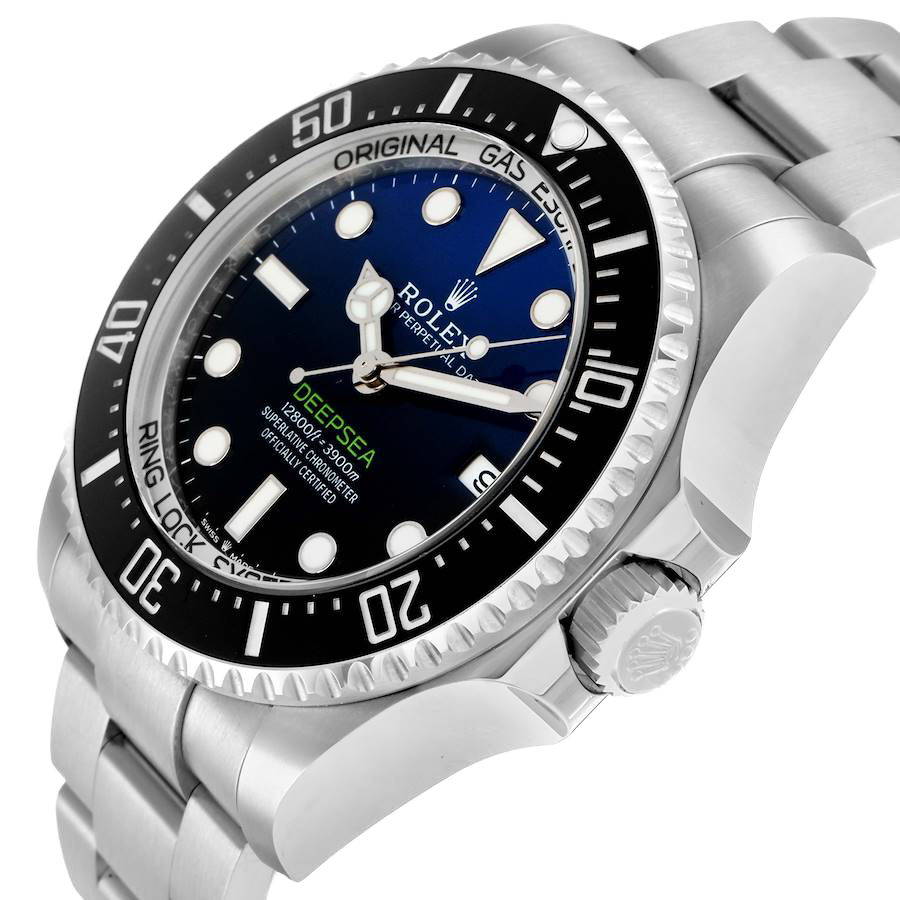 Rolex Seadweller Deepsea 44mm Cameron D-Blue Dial Steel Mens Watch 136660 - Image 5