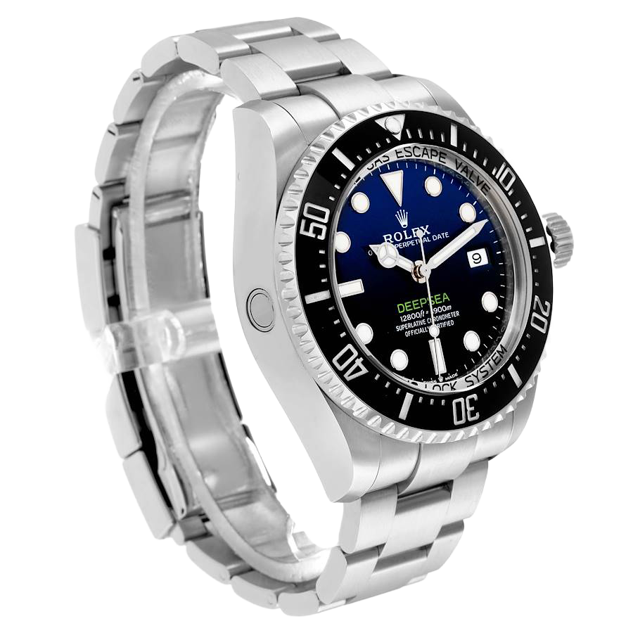 Rolex Seadweller Deepsea 44mm Cameron D-Blue Dial Steel Mens Watch 136660 - Image 4