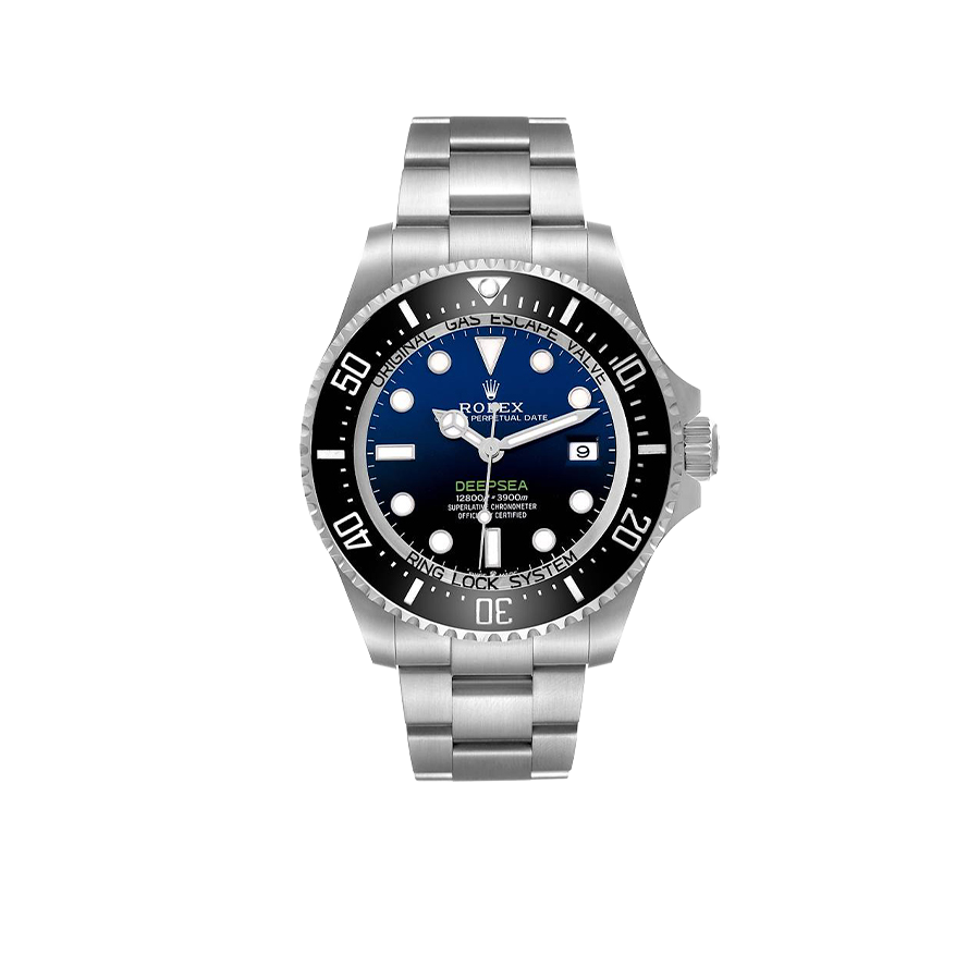 Rolex Seadweller Deepsea 44mm Cameron D-Blue Dial Steel Mens Watch 136660