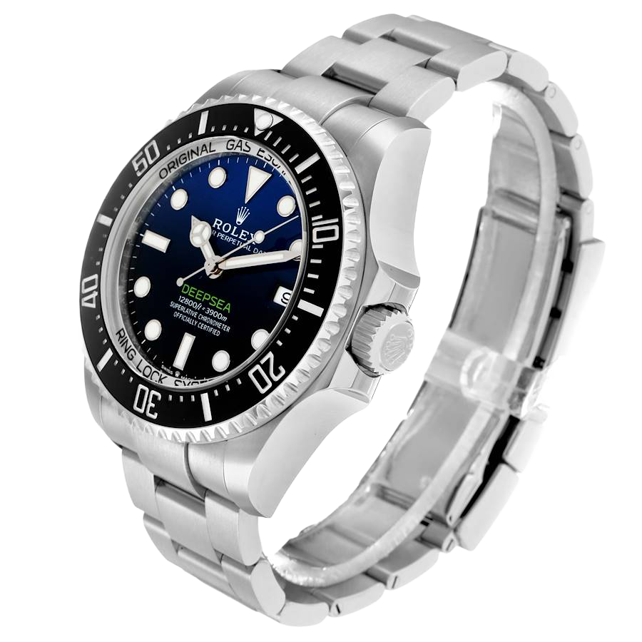Rolex Seadweller Deepsea 44mm Cameron D-Blue Dial Steel Mens Watch 136660 - Image 2