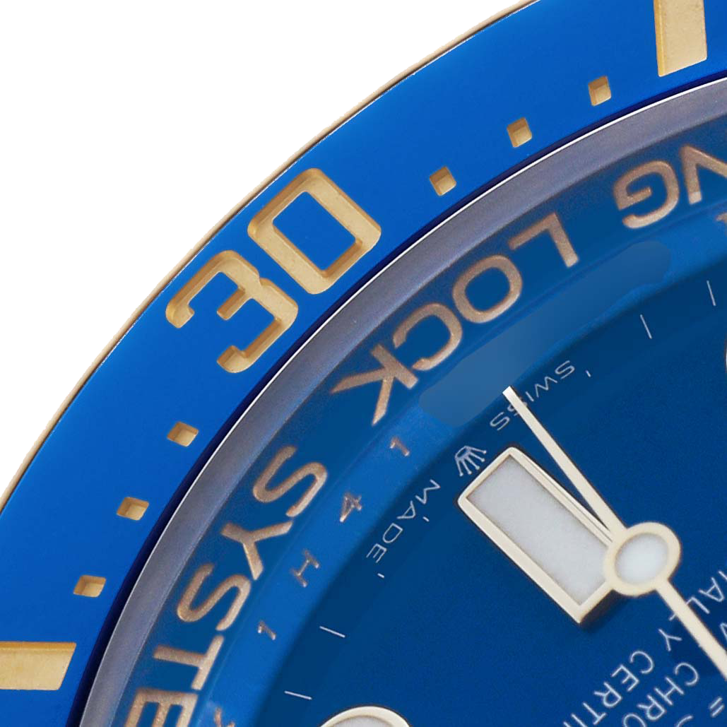 Rolex Seadweller Deepsea 44mm Yellow Gold Blue Dial Mens Watch 136668 - Image 8