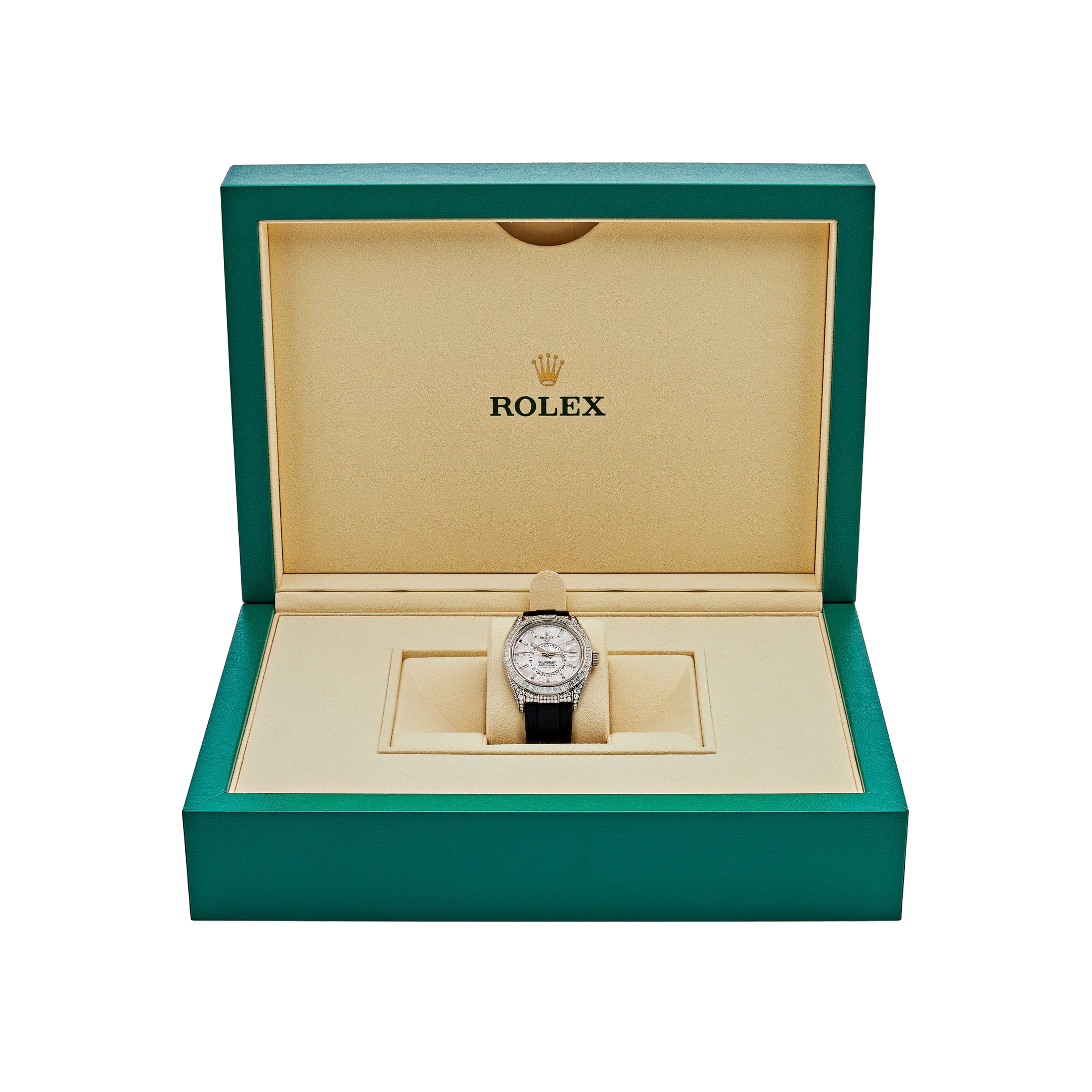 Rolex Sky-Dweller 42mm 18K White Gold Meteorite Dial Diamond Watch 326259TBR - Image 5