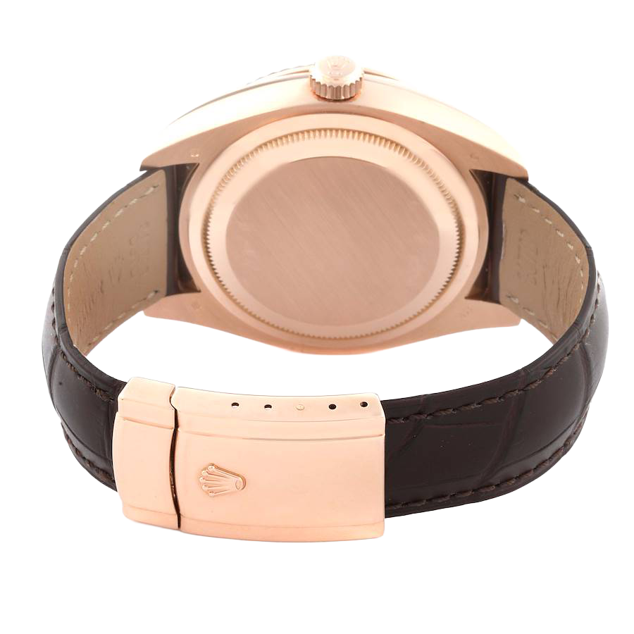 Rolex Sky-Dweller 42mm Everose Chocolate Brown Dial Rose Gold Watch 326135 - Image 6