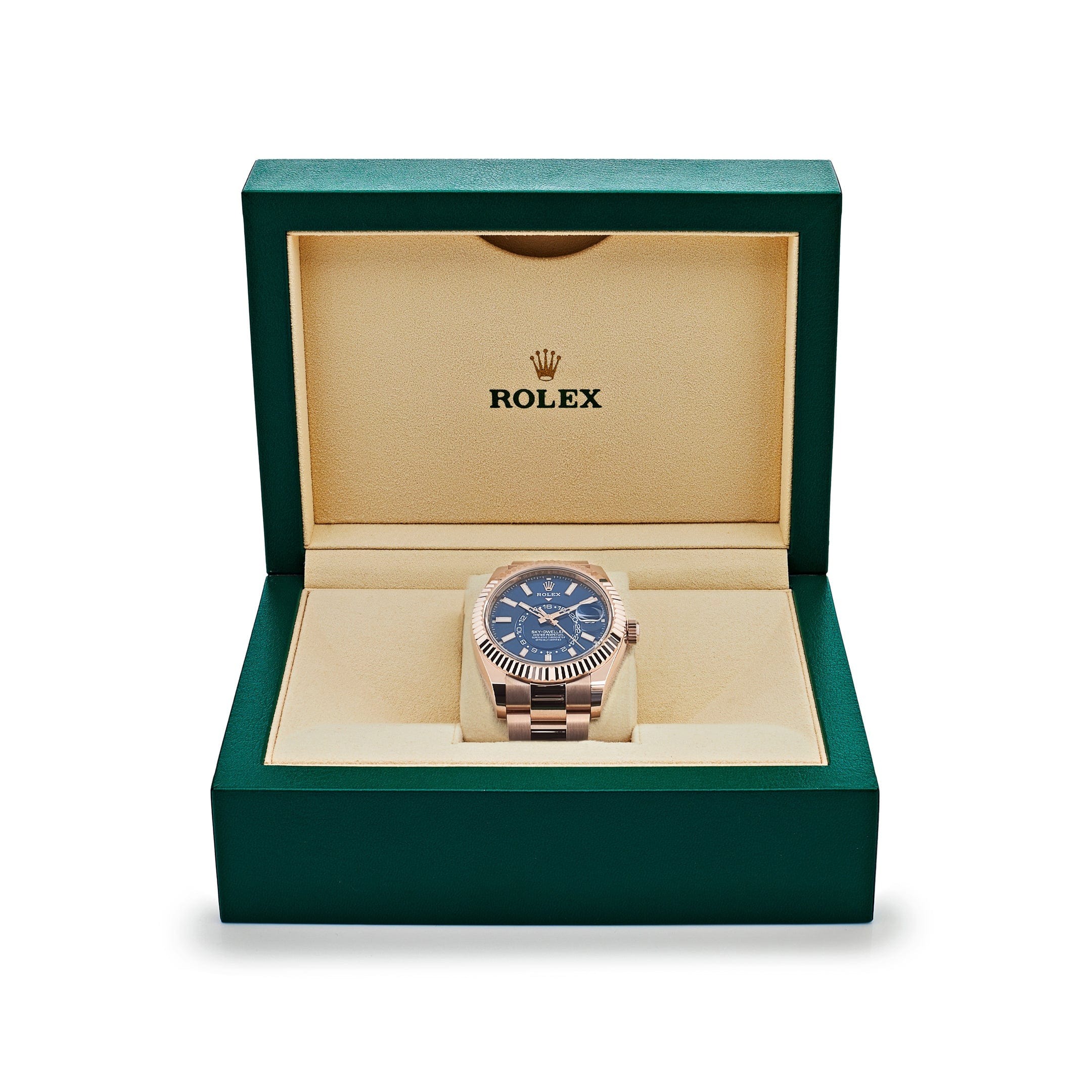 Rolex Sky-Dweller 42mm 18k Everose Gold Mens Watch 336935-0005 - Image 9