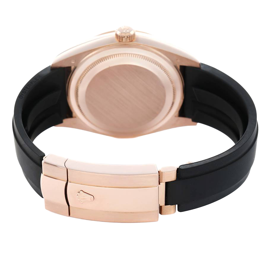 Rolex Sky-Dweller 42mm Rose Gold Chocolate Brown Dial Mens Watch 326235 - Image 6